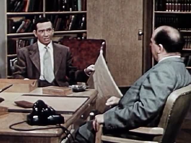 Desk and Rotary Phone