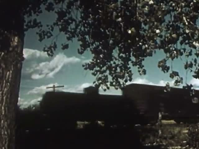 Freight Cars at Dusk